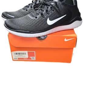 Nike Black and White Free Runner